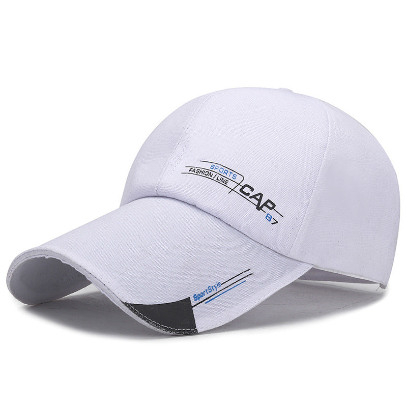 Spring And Summer Simple Running Size Lengthened Eaves Baseball Cap Men'S Sunshade Sun Hat Low Price Big Eaves Hat Cap87