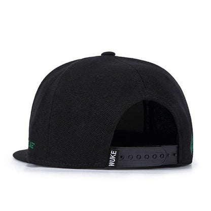 Leaf Embroidery Cotton Hip-hop Men's And Women's Trend Street All-match Hat
