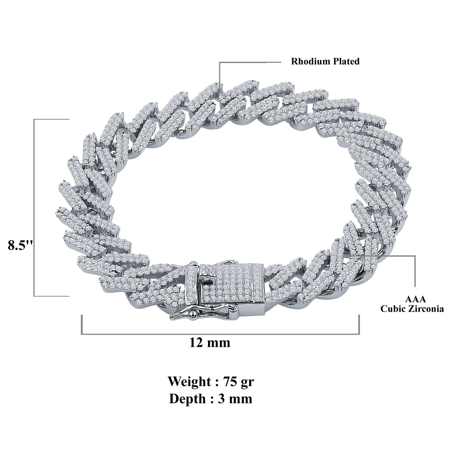 FLAGRANT 925 SILVER BRACELET | 9213531