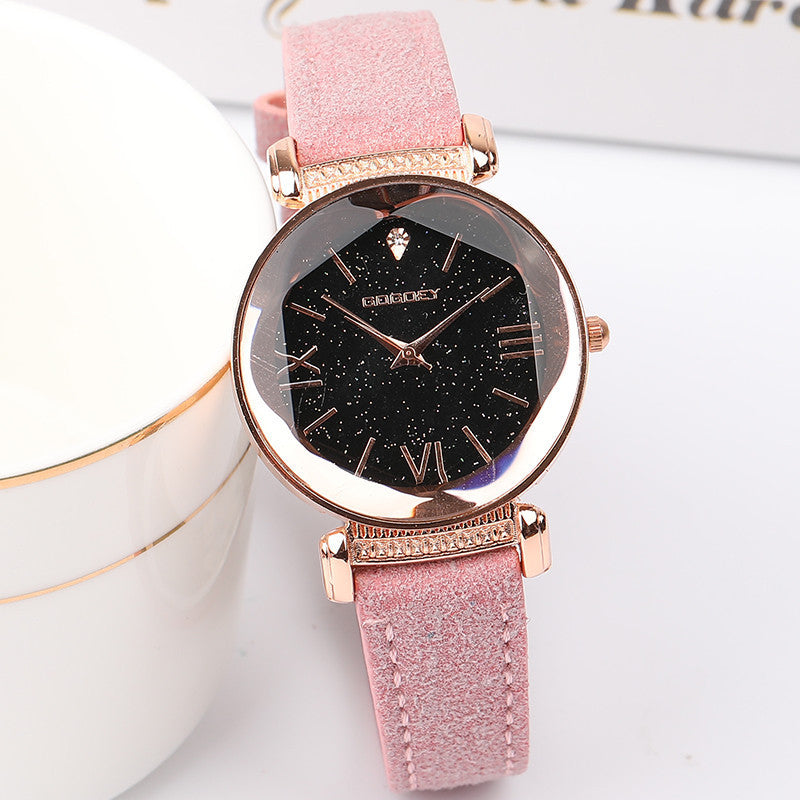 Starry sky female watch