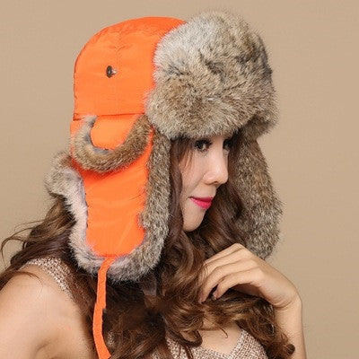 Men And Women Rabbit Fur Hat