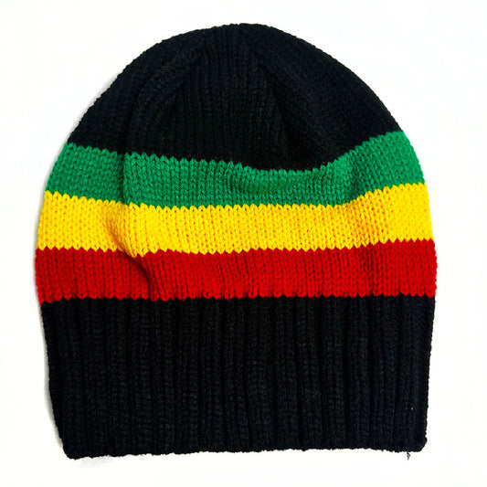 Reggae Winter Woolen Hat Knitted Together