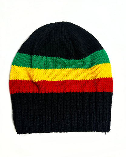 Reggae Winter Woolen Hat Knitted Together