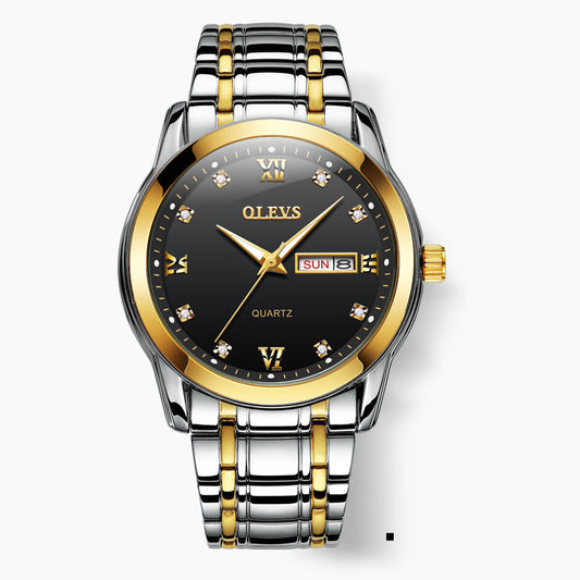 Watch Fashion Trendy Brand Quartz Watch Luminous Waterproof Men's Watch Men's Watch