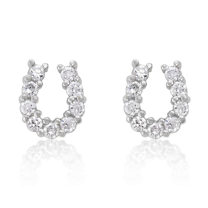 Lucky Horseshoe Earring Set