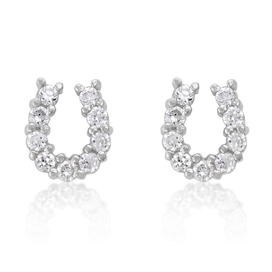 Lucky Horseshoe Earring Set