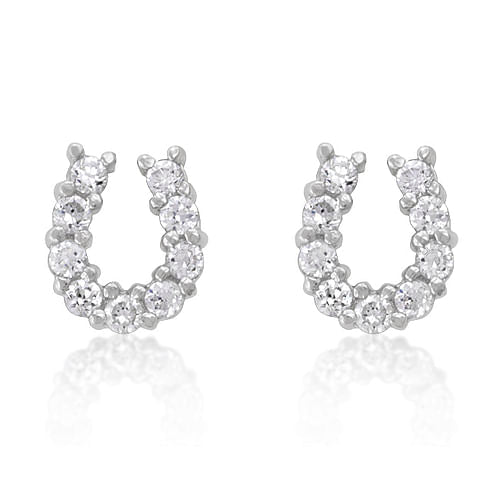 Lucky Horseshoe Earring Set