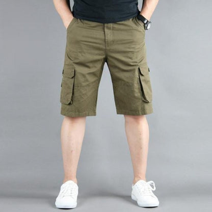 Mens Casual Cargo Shorts with Side Pockets