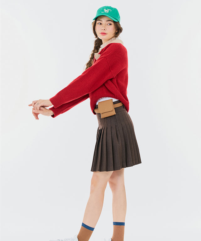 BENECIA 12 Cera Skirt - Brown