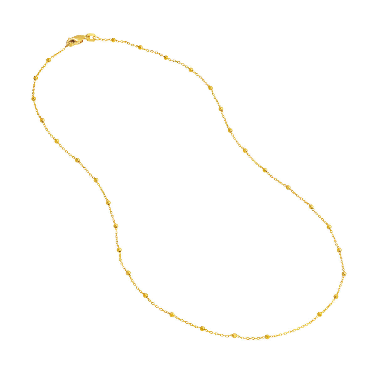 Gold Saturn Necklace