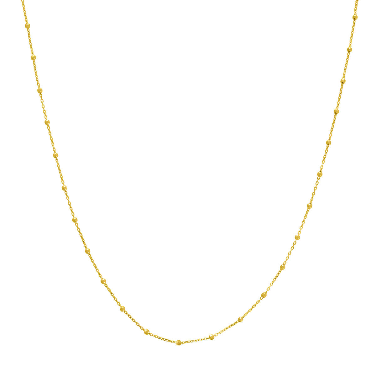 Gold Saturn Necklace