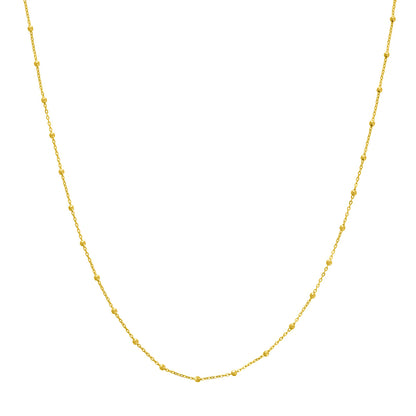 Gold Saturn Necklace