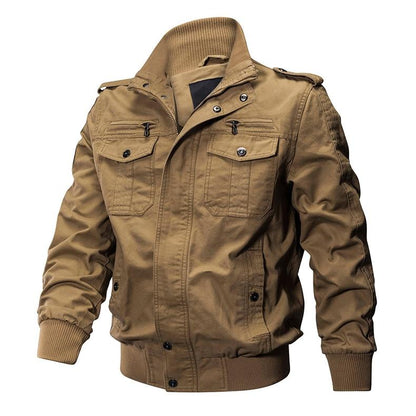 Mens Winter Military Airsoft Pilot Bomber Jacket Coat