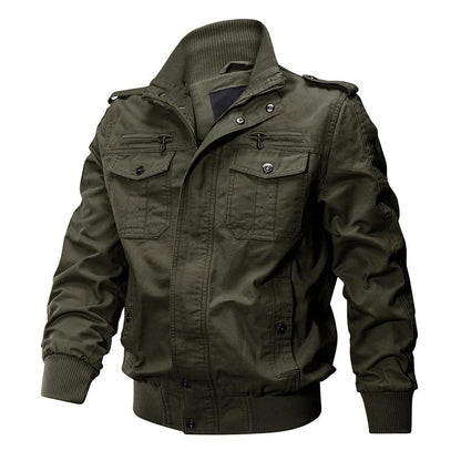 Mens Winter Military Airsoft Pilot Bomber Jacket Coat