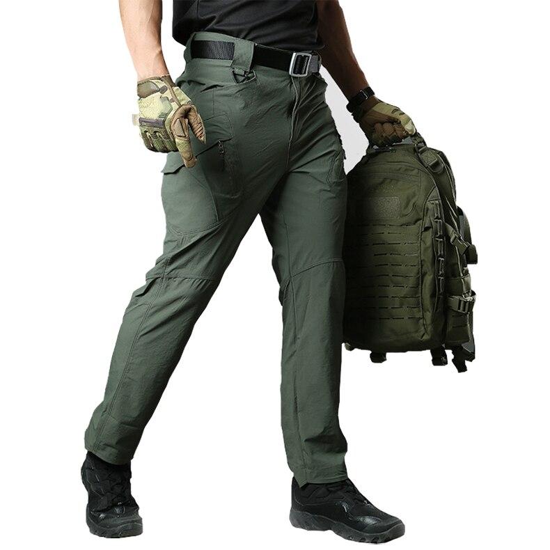 Tactical Pants Men Summer Quick Dry Multi-pockets Military Pants