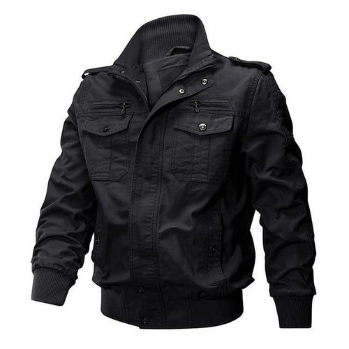 Mens Winter Military Airsoft Pilot Bomber Jacket Coat