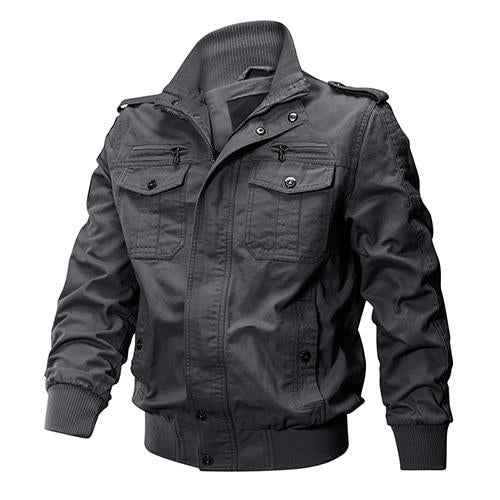 Mens Winter Military Airsoft Pilot Bomber Jacket Coat