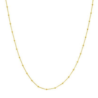 Gold Saturn Necklace